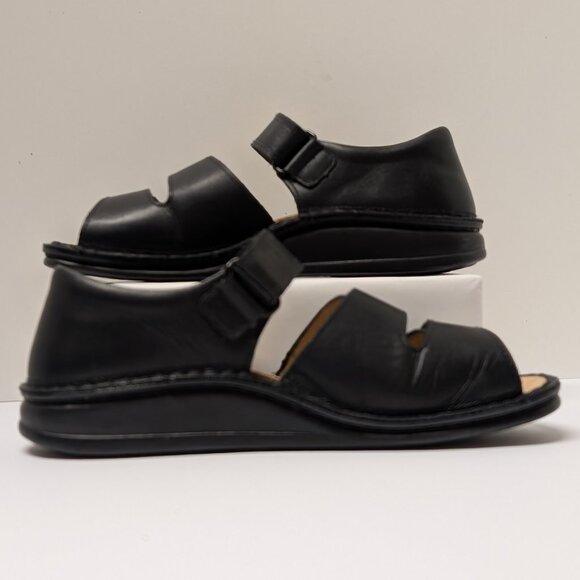 Finn Comfort Baltrum Sandals in Black Leather - Size 39 EU / 8 - 8.5 US - Picture 6 of 16